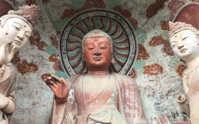 Private Day Tour to Maijishan Grottoes from Lanzhou by Fast Train